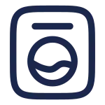 Washing Machine Minimalistic SVG Icon